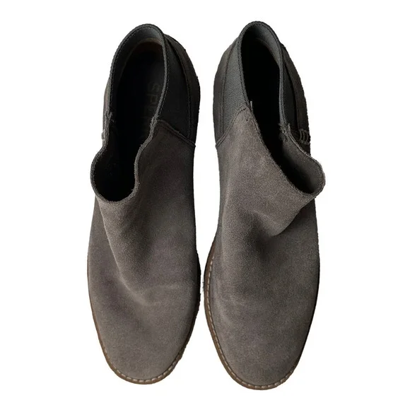 Sperry Women's Grey Maya Lani Suede Chelsea Ankle Boots - Picture 10 of 10